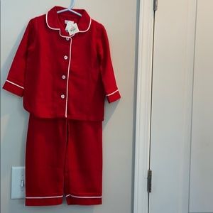 Red PJ set (monogram-able)